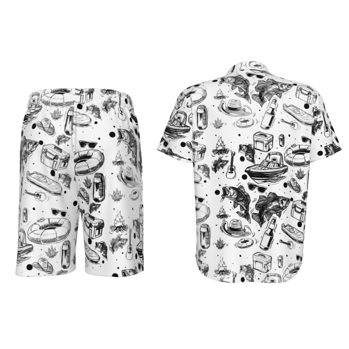 Mad Summer Short Sleeve Shirt Set - SB - THREADZ
