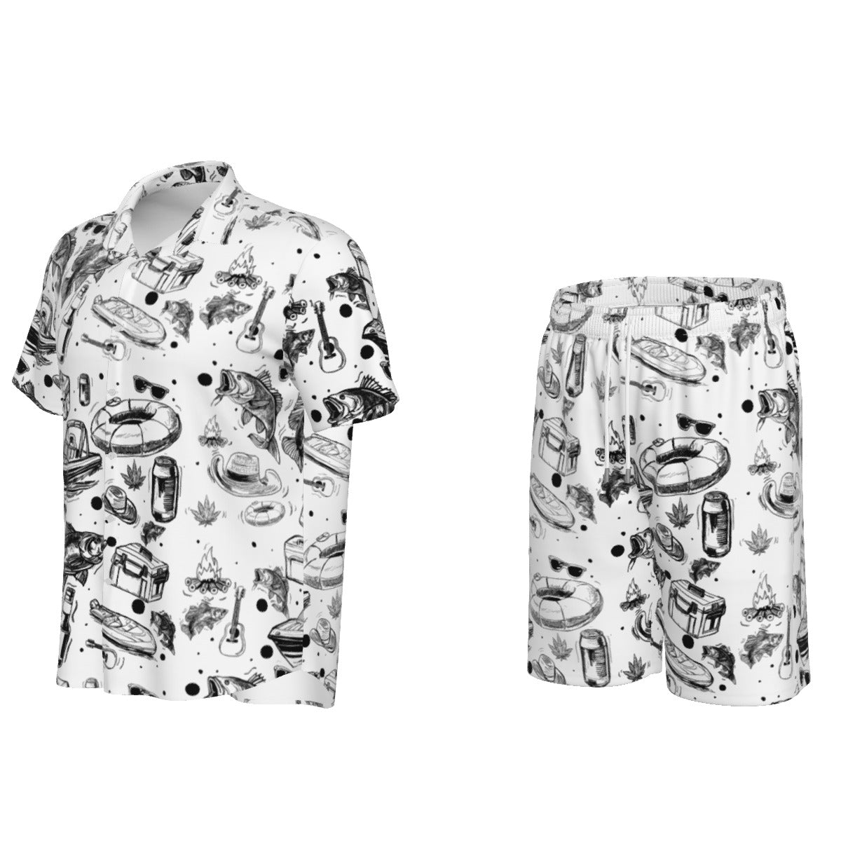 Mad Summer Short Sleeve Shirt Set - SB - THREADZ