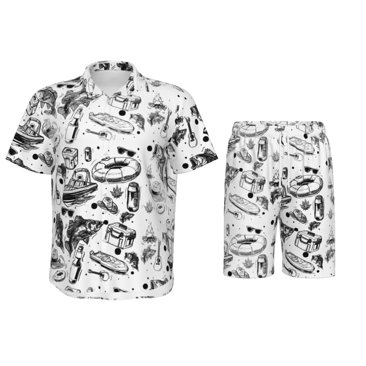 Mad Summer Short Sleeve Shirt Set - SB - THREADZ
