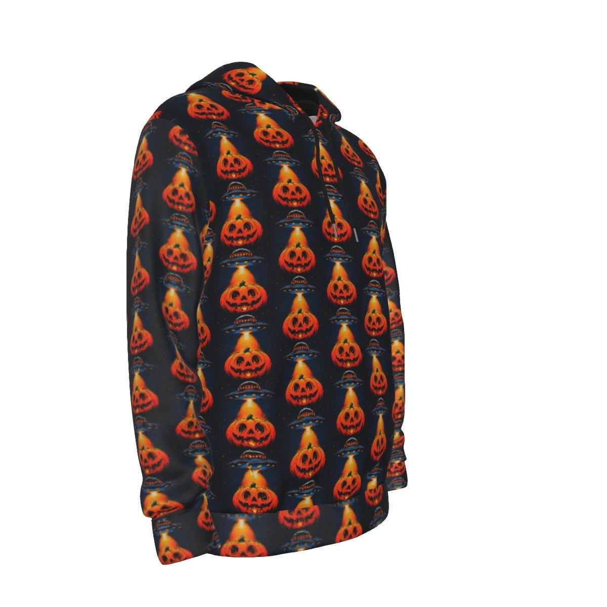 Pumpkin Abduction Pullover Hoodie - SB - THREADZ