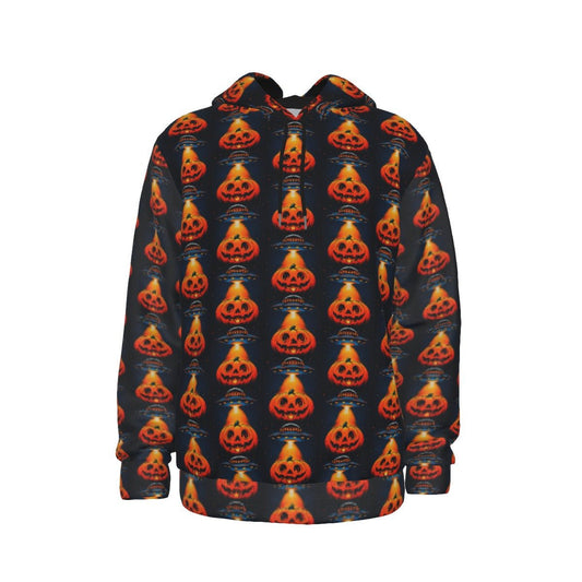 Pumpkin Abduction Pullover Hoodie - SB - THREADZ