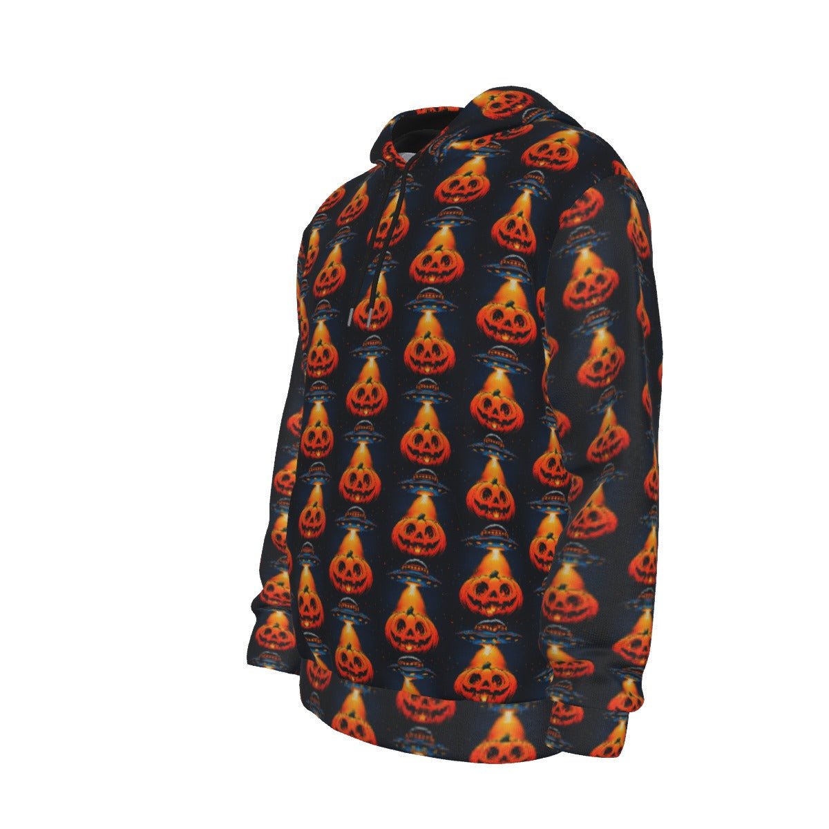 Pumpkin Abduction Pullover Hoodie - SB - THREADZ