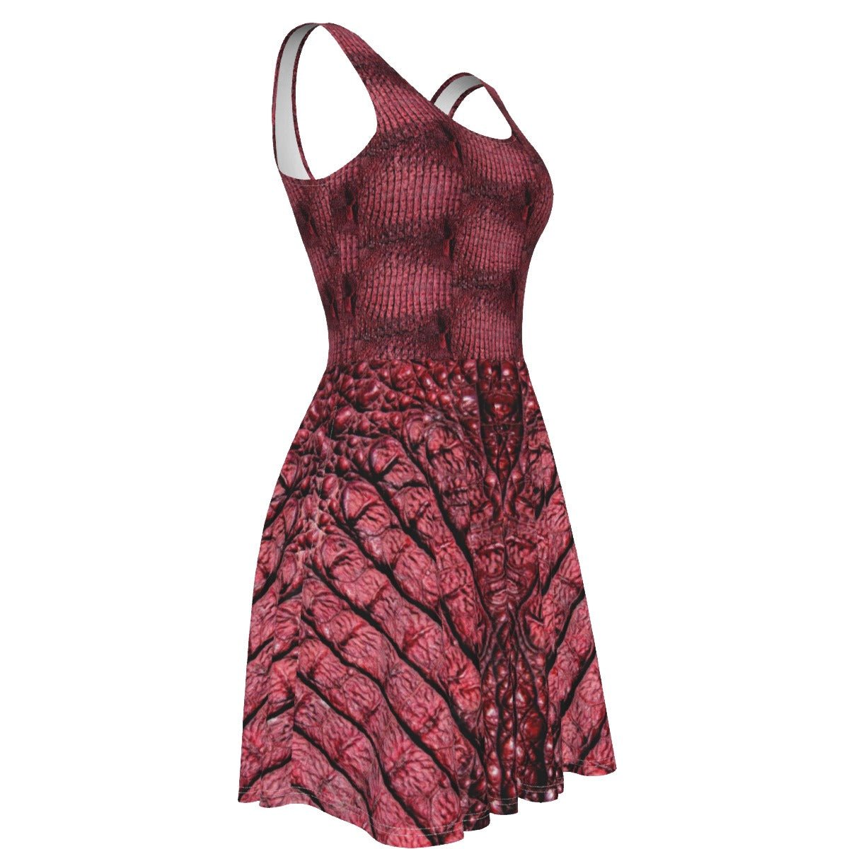 Reptilian 2.0 Women's Tank Vest Dress - SB - THREADZ