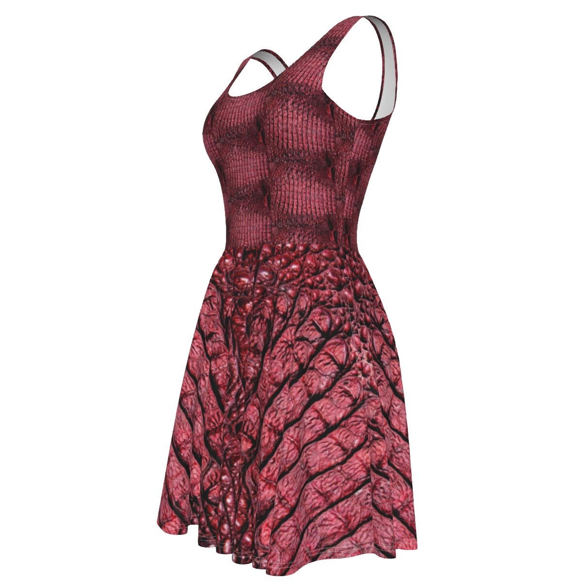 Reptilian 2.0 Women's Tank Vest Dress - SB - THREADZ