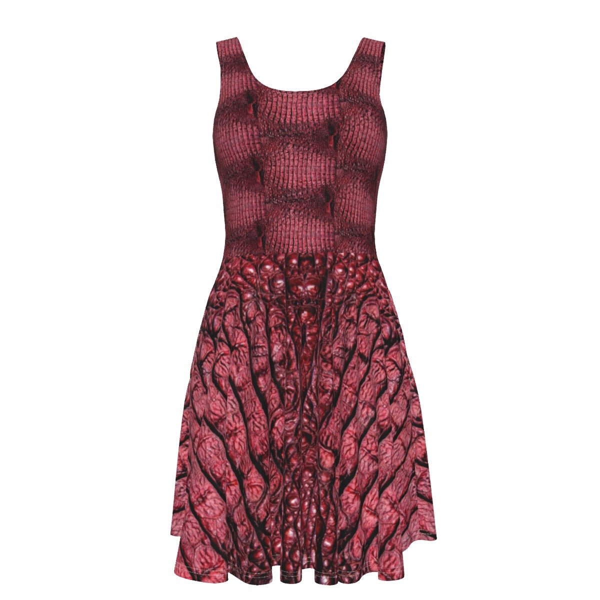 Reptilian 2.0 Women's Tank Vest Dress - SB - THREADZ