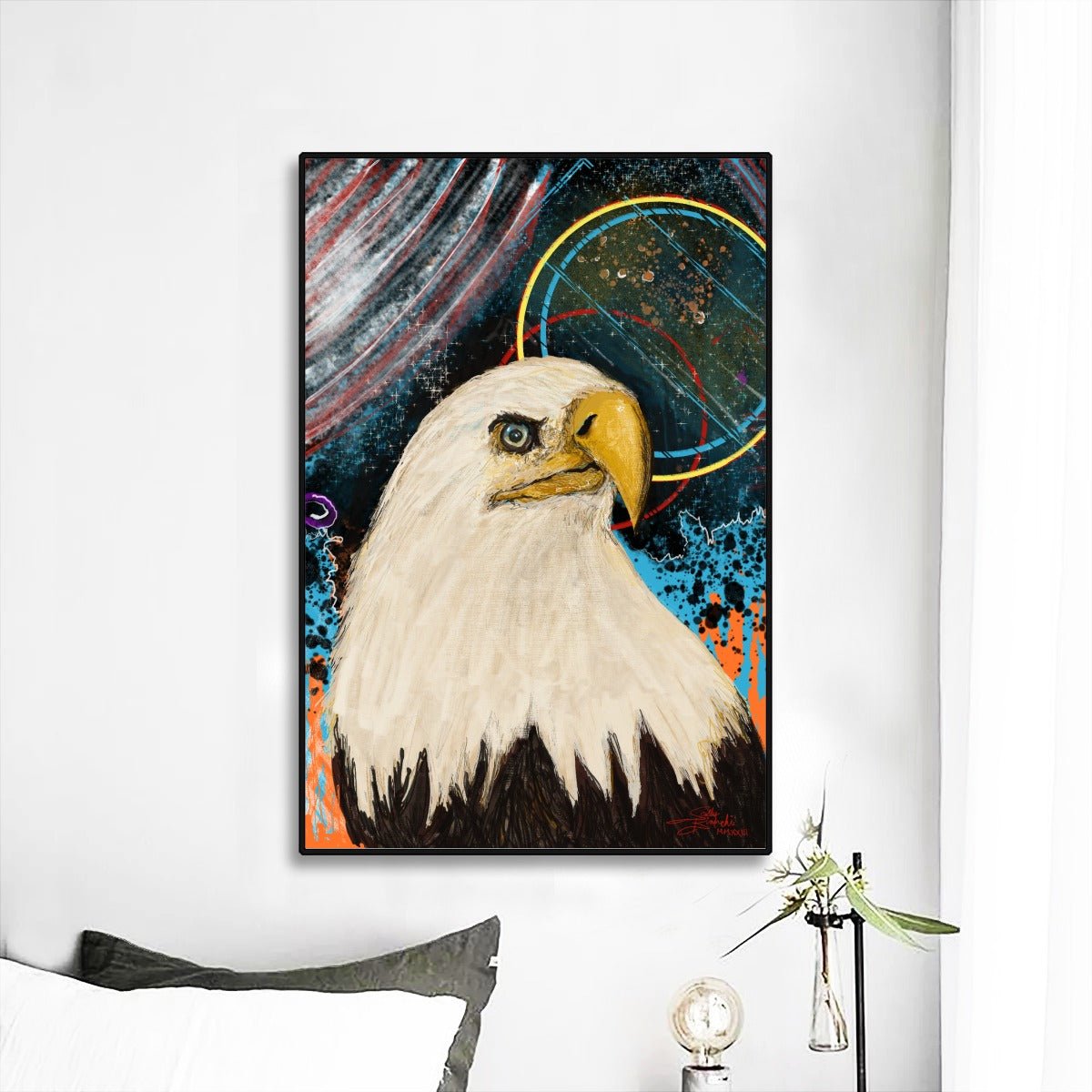 Where Eagles Dare Black Frame Mural - SB - THREADZ