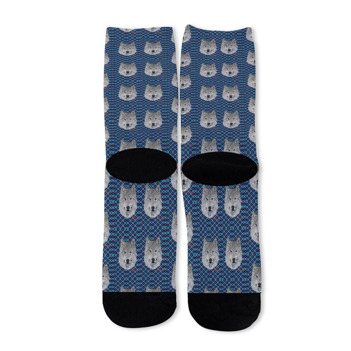 Wolf Unisex Long Socks - SB - THREADZ