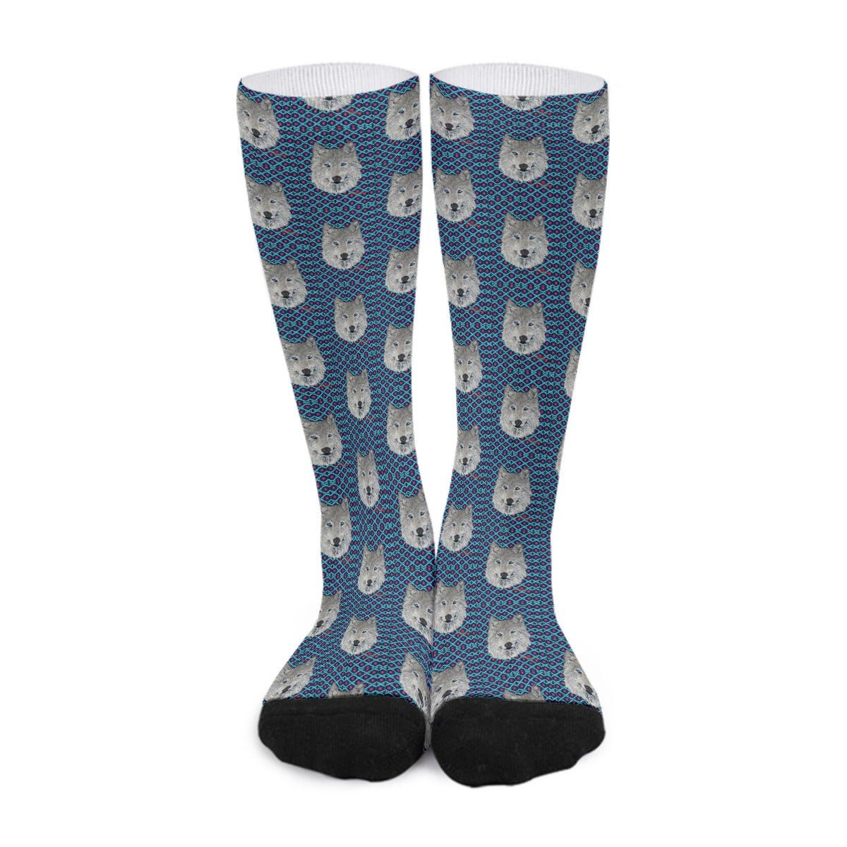 Wolf Unisex Long Socks - SB - THREADZ