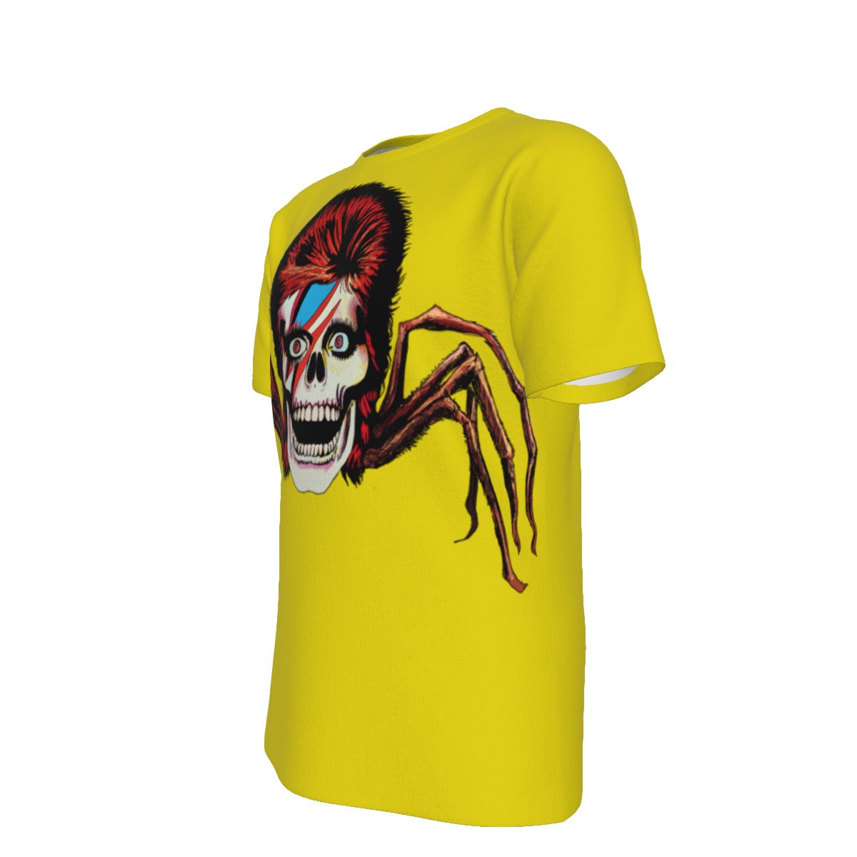 A Spider From Mars O-Neck T-Shirt (Yellow)