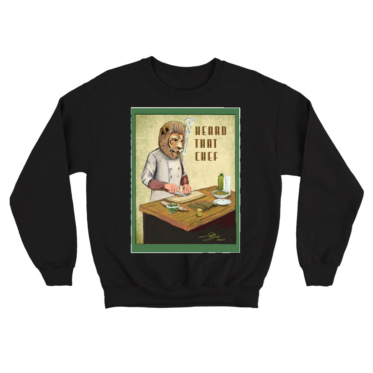 Heard That Chef Unisex Fleece-lined Sweatshirt | 500GMS  (DTF)