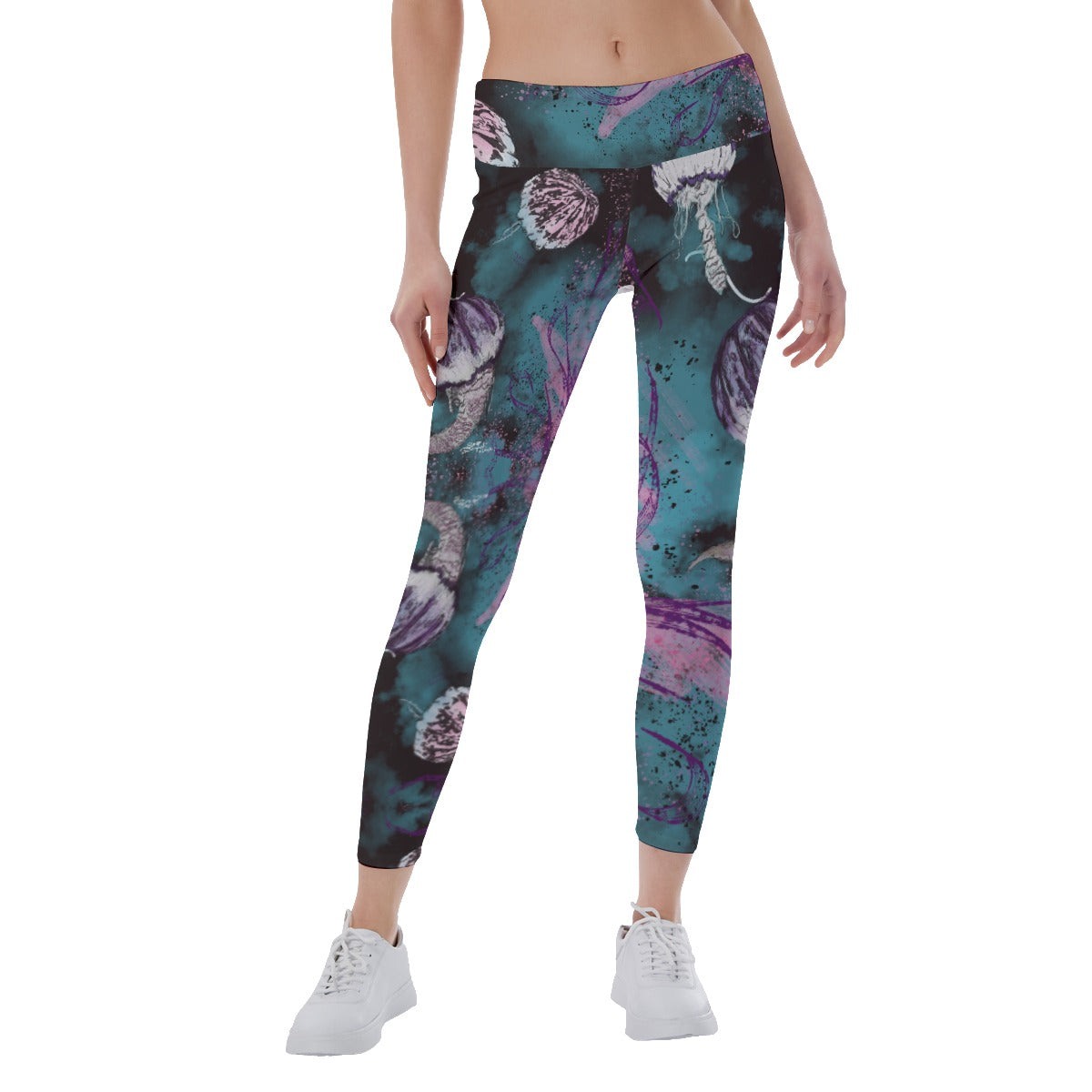 Moon Jellyfish Women's Yoga Leggings