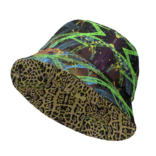 Spotted Jag/ High Energy Double-Side Printing Bucket Hat