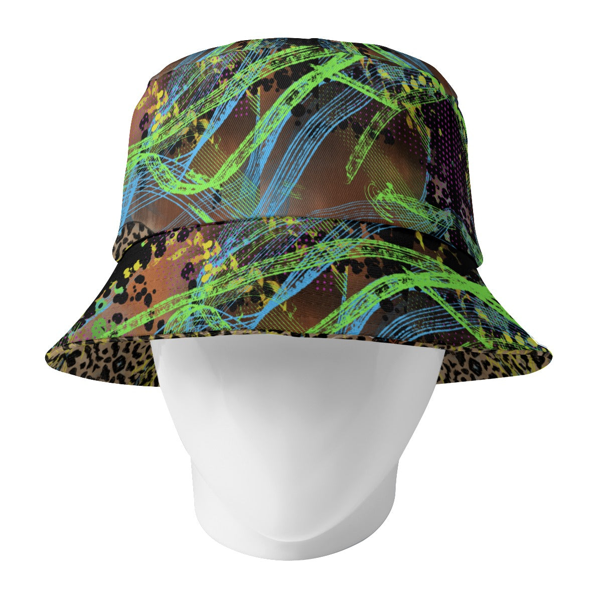 Spotted Jag/ High Energy Double-Side Printing Bucket Hat