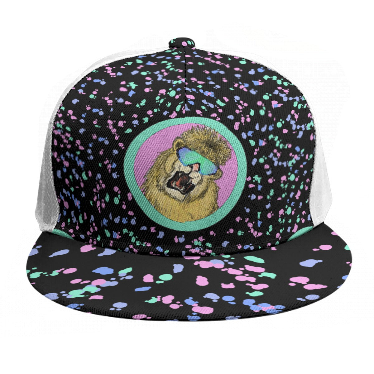 Leo the Lion Baseball Cap With Flat Brim