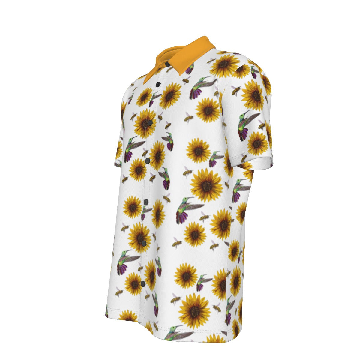 Birds and da Beez Men's Button Shirt