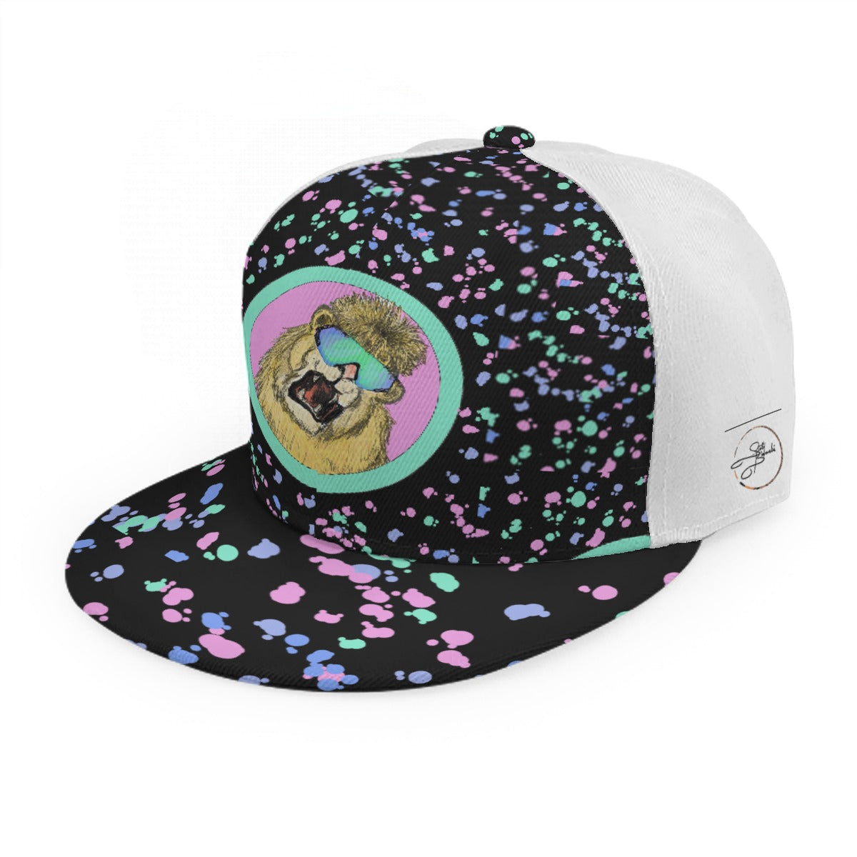 Leo the Lion Baseball Cap With Flat Brim