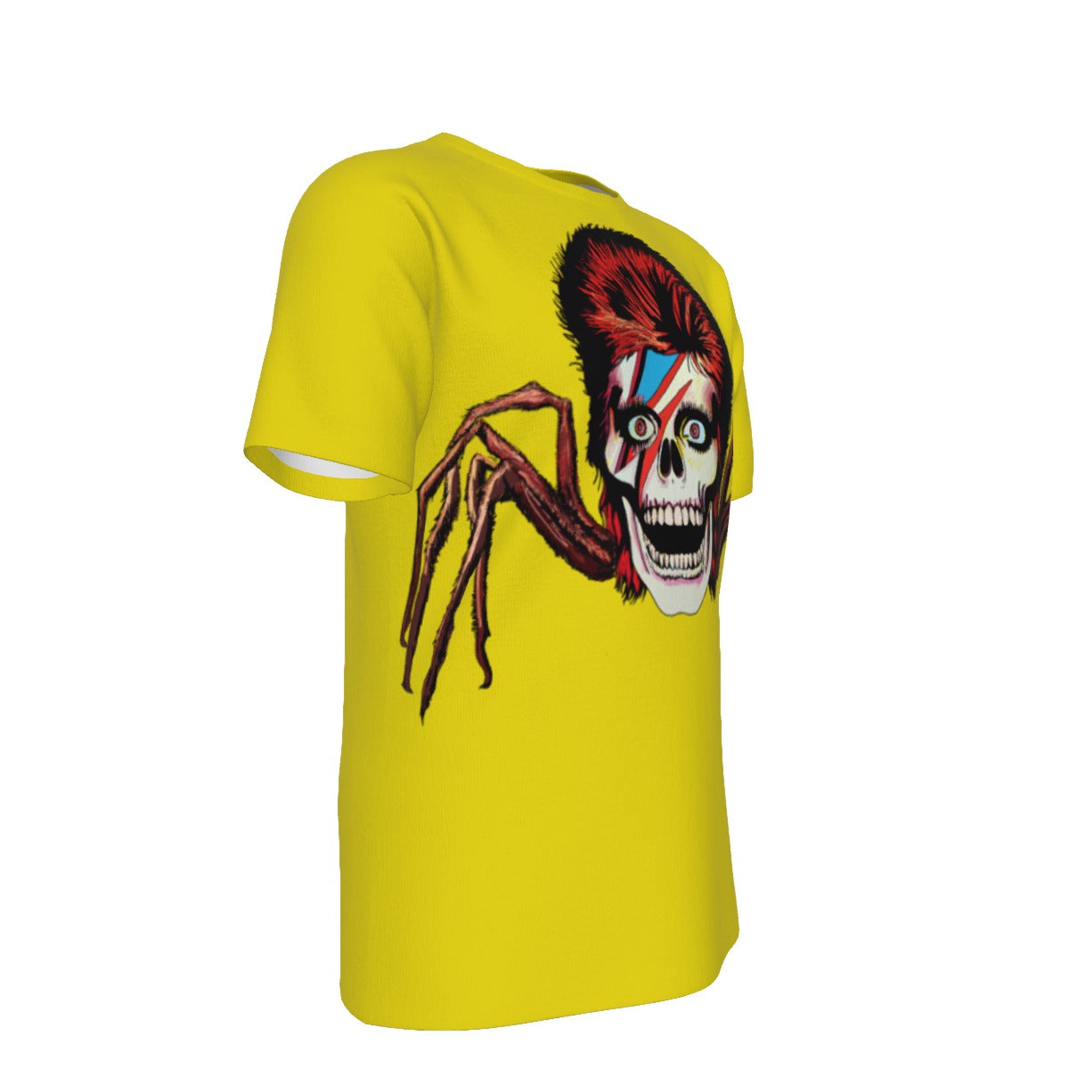 A Spider From Mars O-Neck T-Shirt (Yellow)