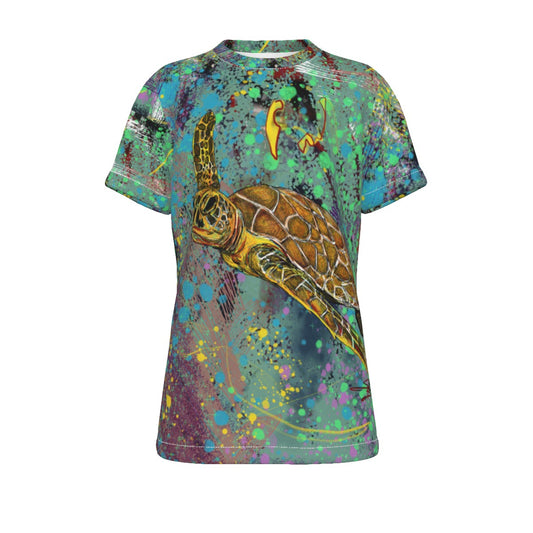 Sea Turtle All-Over Print Kid's T-Shirt