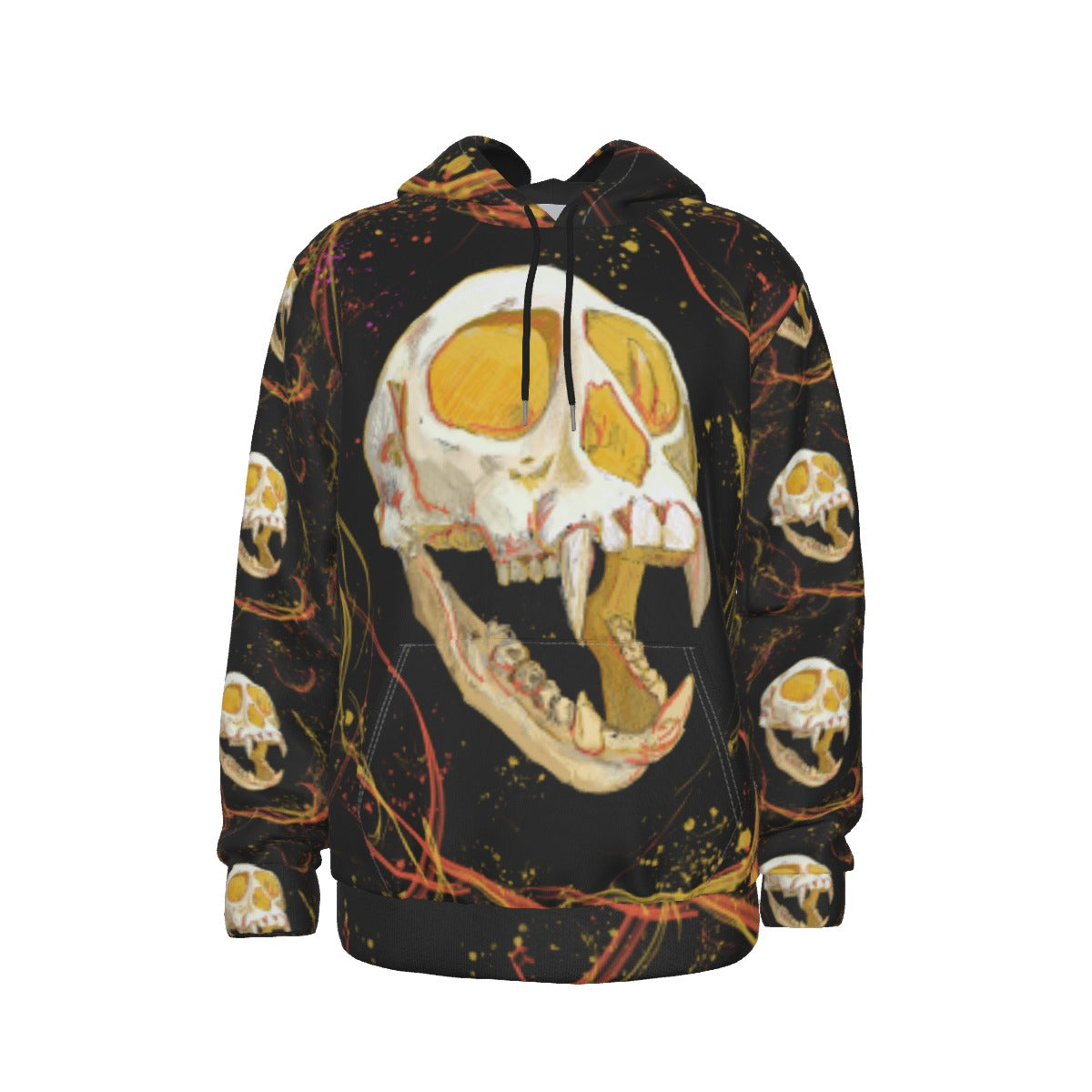 Monkey Skull Men's Pullover Hoodie