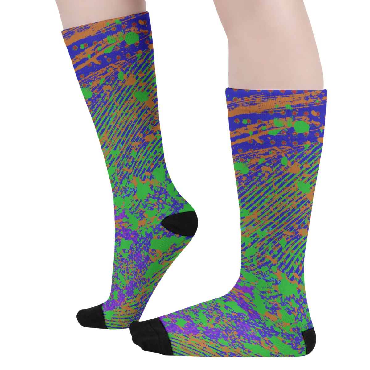 Cosmos Print Unisex Long Socks