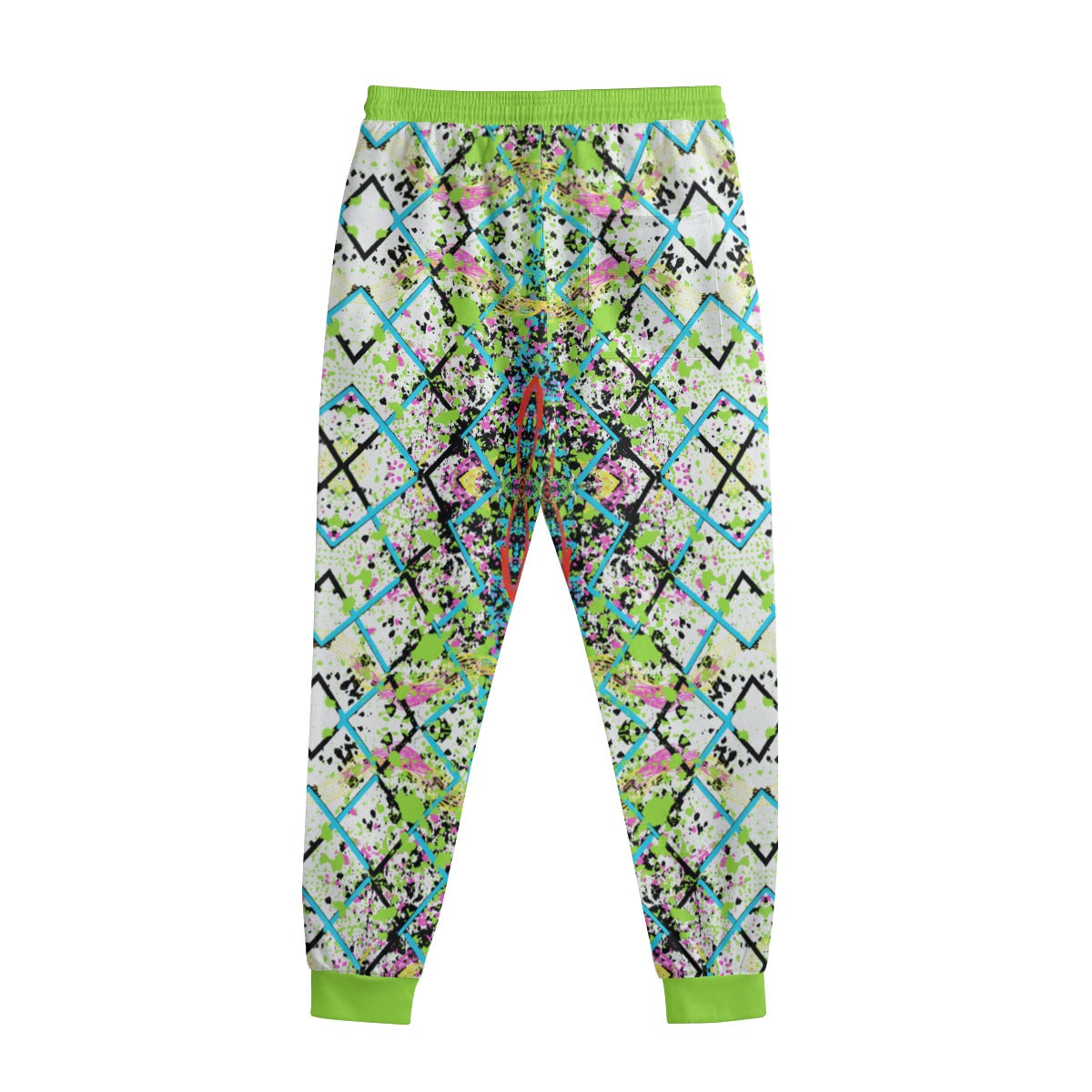 Neon Splash Men's Sweatpants With Waistband