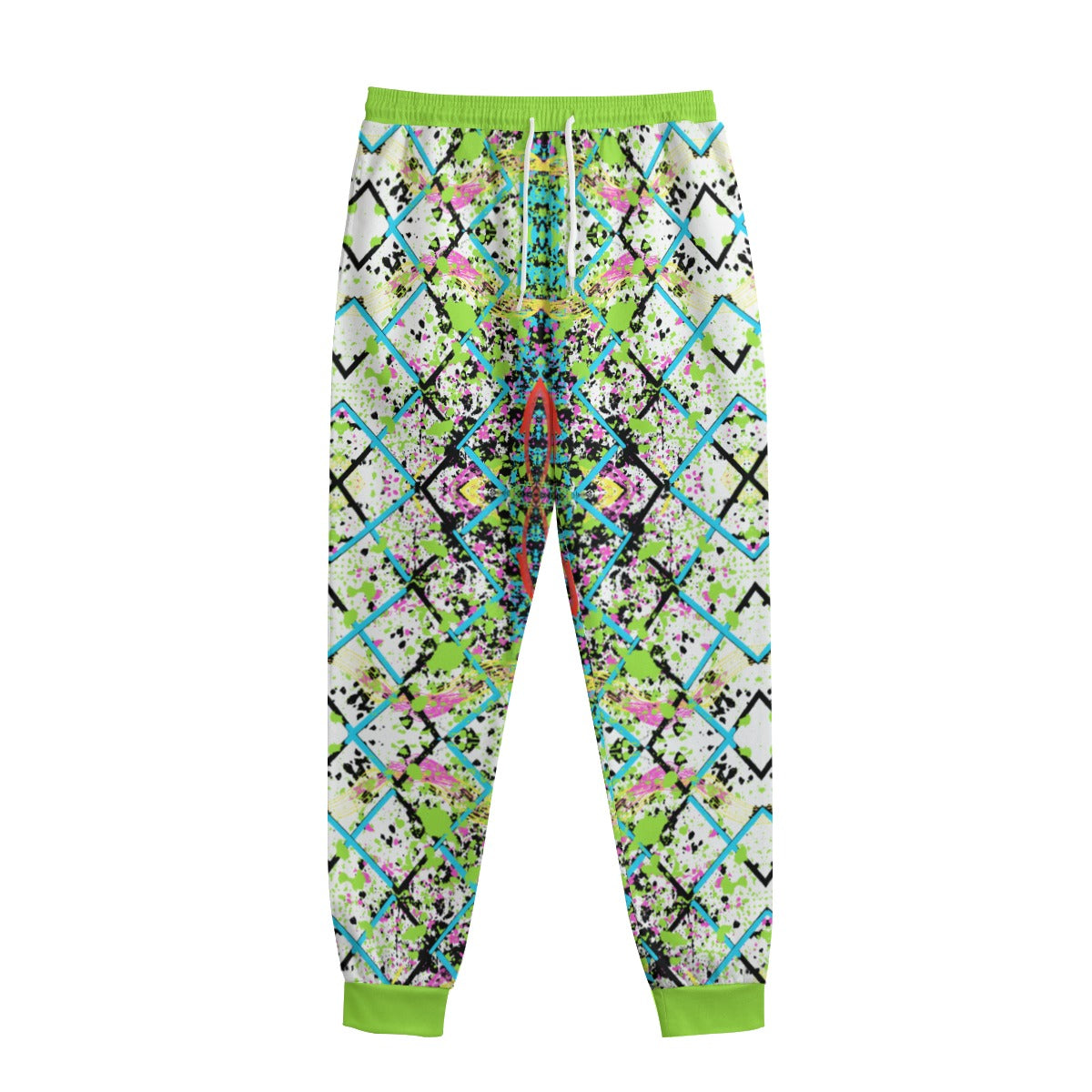 Neon Splash Men's Sweatpants With Waistband