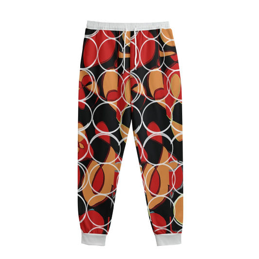 Abstract Men's Sweatpants With Waistband