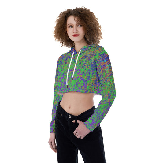 Cosmos Women's Crop Top Hoodie