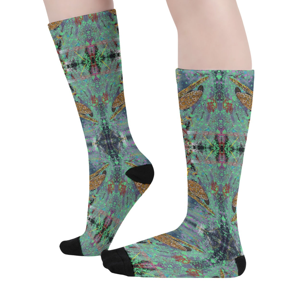 Turtle Power Unisex Long Socks