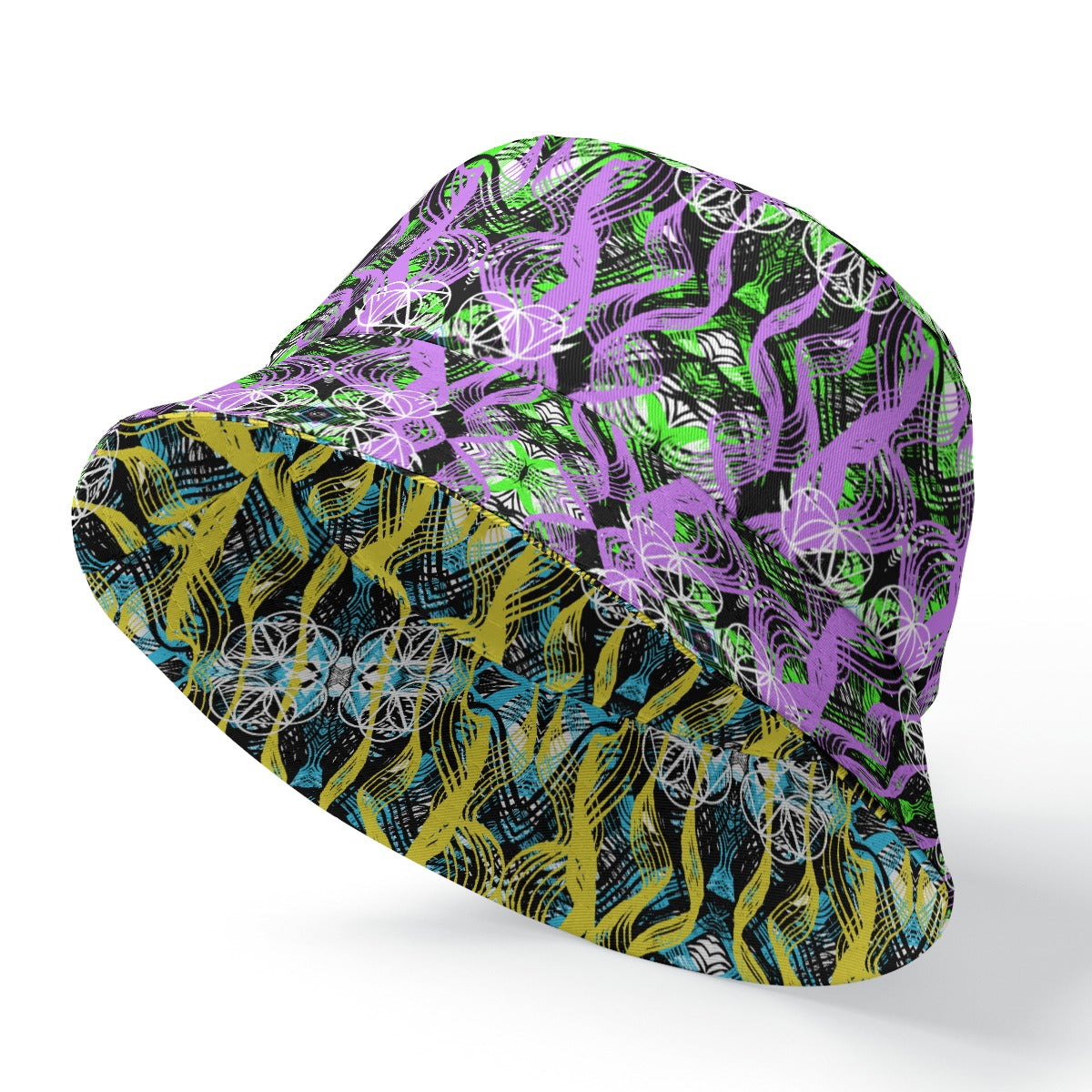 Be Vivid/ Be Bold Double-Side Printing Bucket Hat