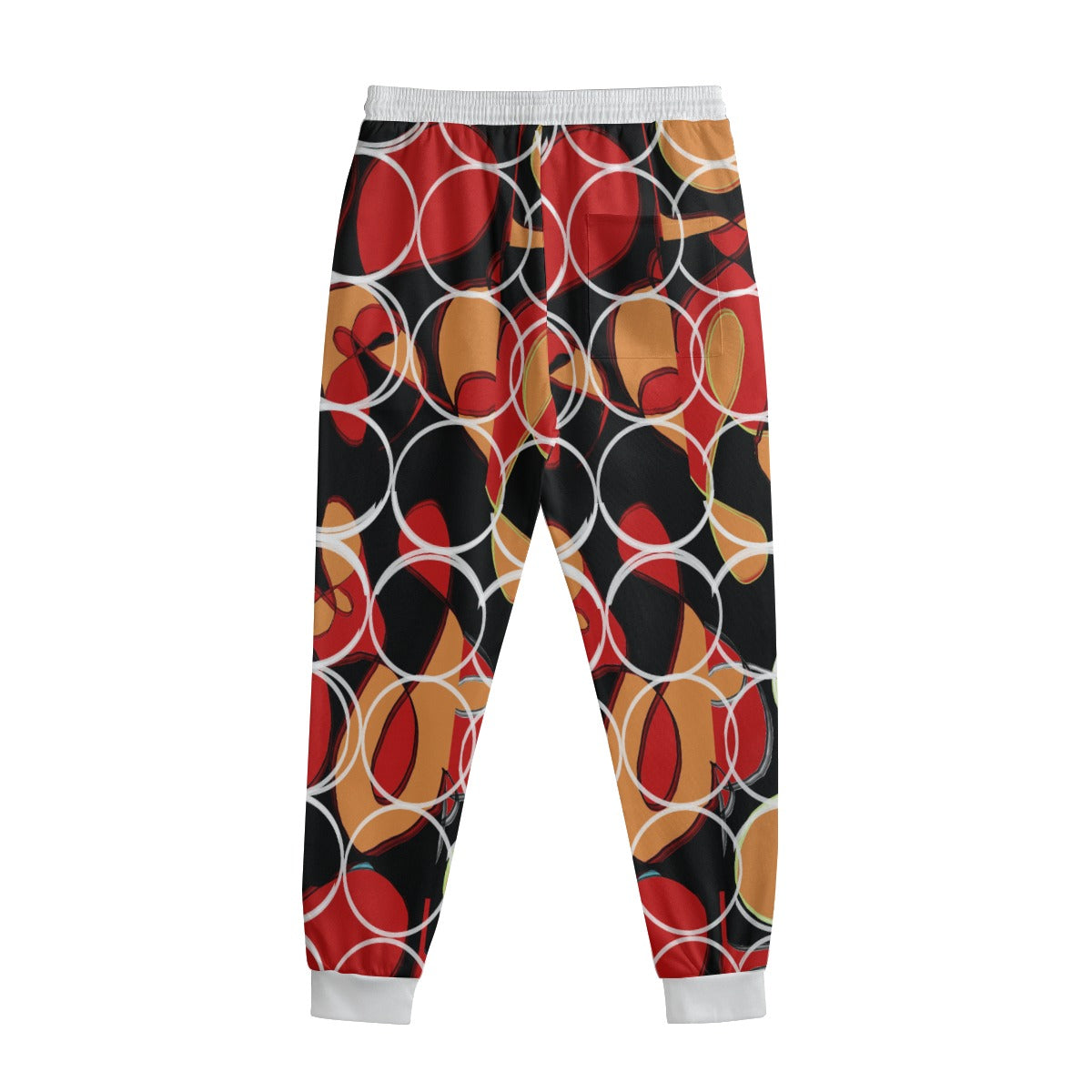 Abstract Men's Sweatpants With Waistband