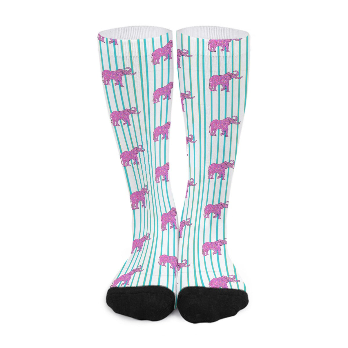 Frosted Elephant Long Socks