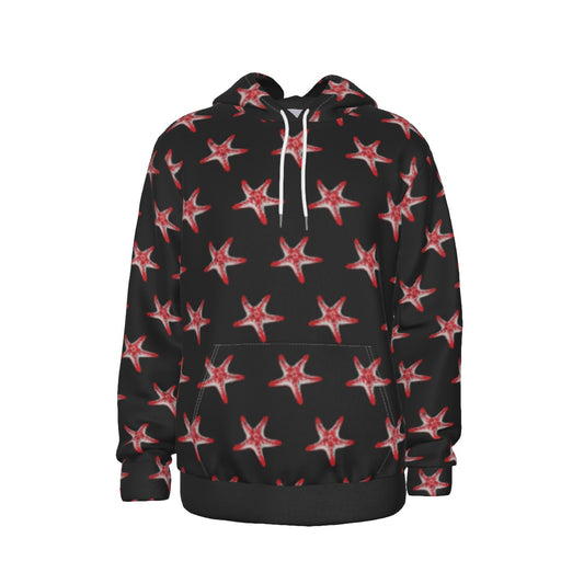 Starfish Pattern Men's Pullover Hoodie