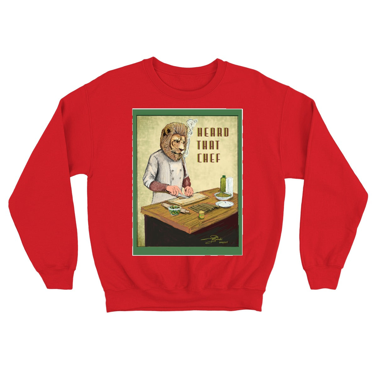 Heard That Chef Unisex Fleece-lined Sweatshirt | 500GMS  (DTF)