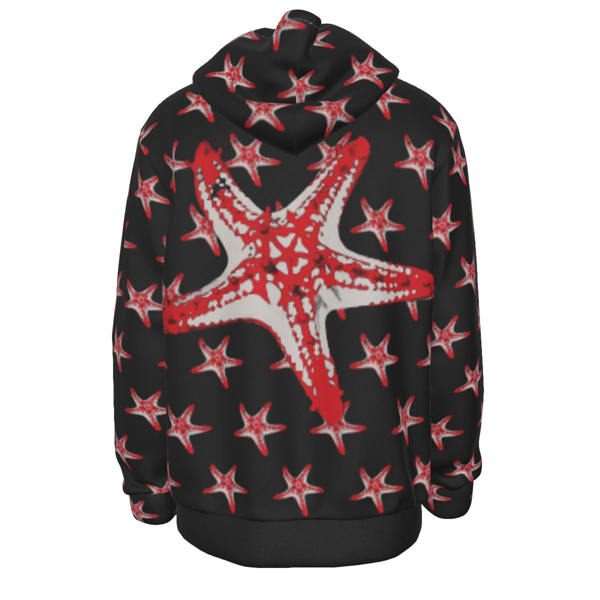 Starfish Pattern Men's Pullover Hoodie