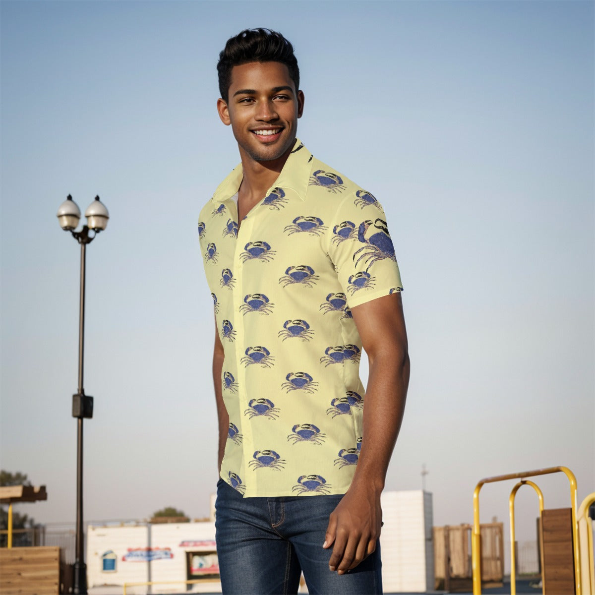 Tasmanian Crab Cake  All-Over Print Men's Shirt