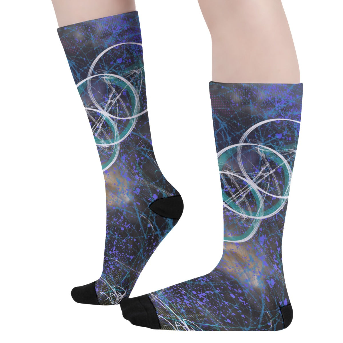 Cosmos II Unisex Long Socks