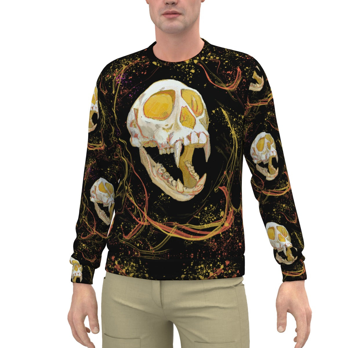 Monkey Skull Men's Sweatshirt