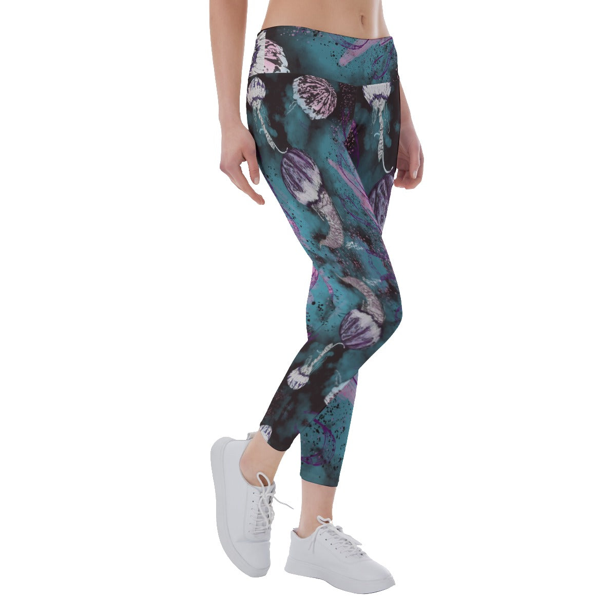 Moon Jellyfish Women's Yoga Leggings