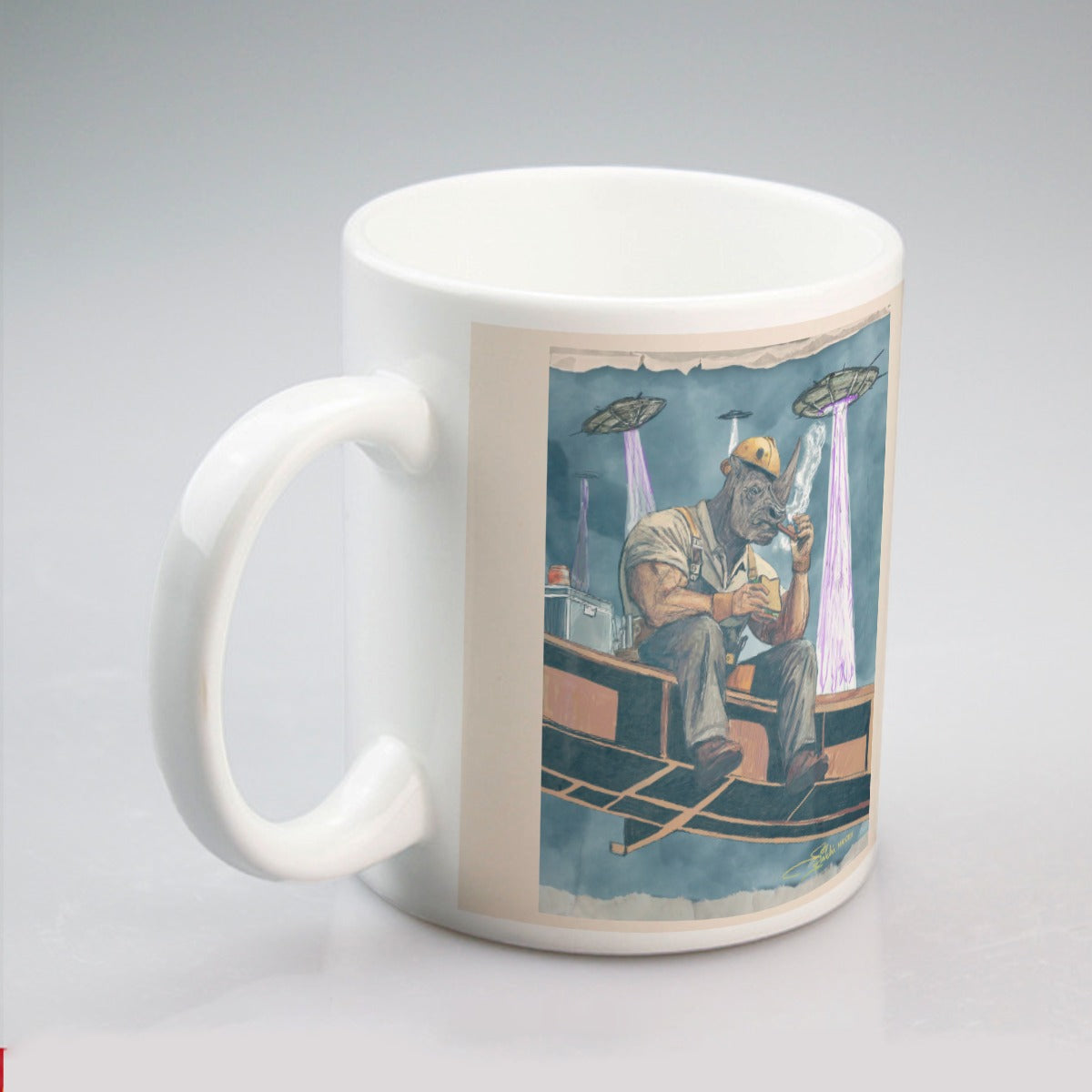 Reaching New Heights print mug