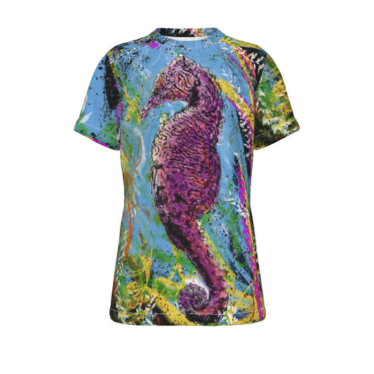 Seahorse Print Kid's T-Shirt