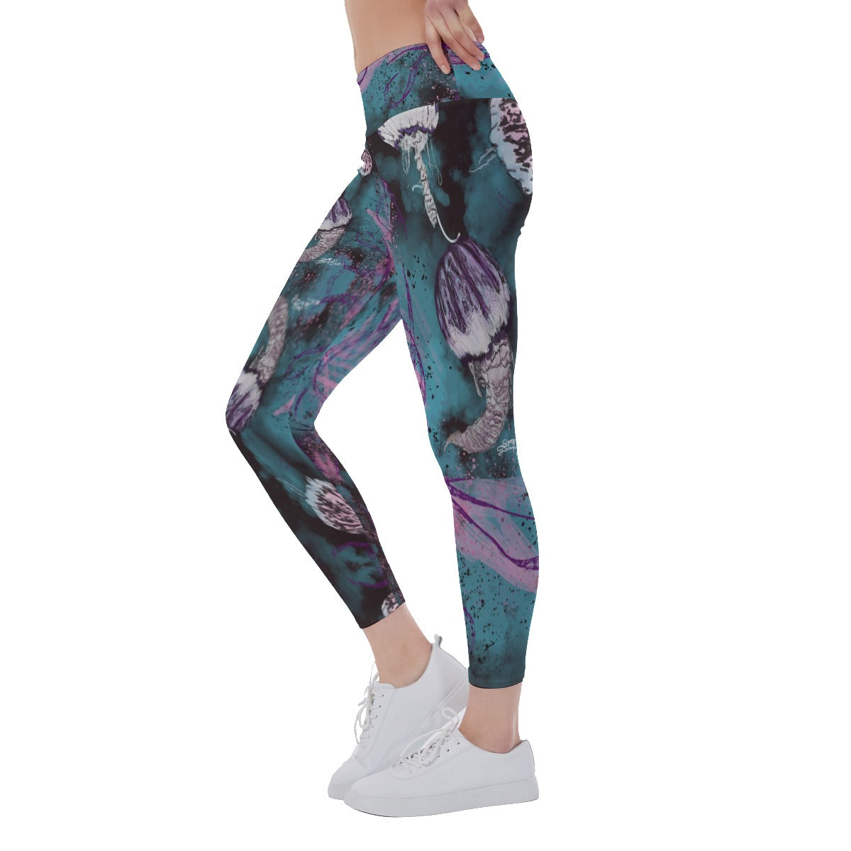 Moon Jellyfish Women's Yoga Leggings