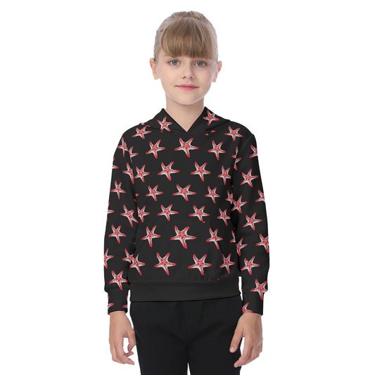 Starfish Pattern Kid's Hoodie