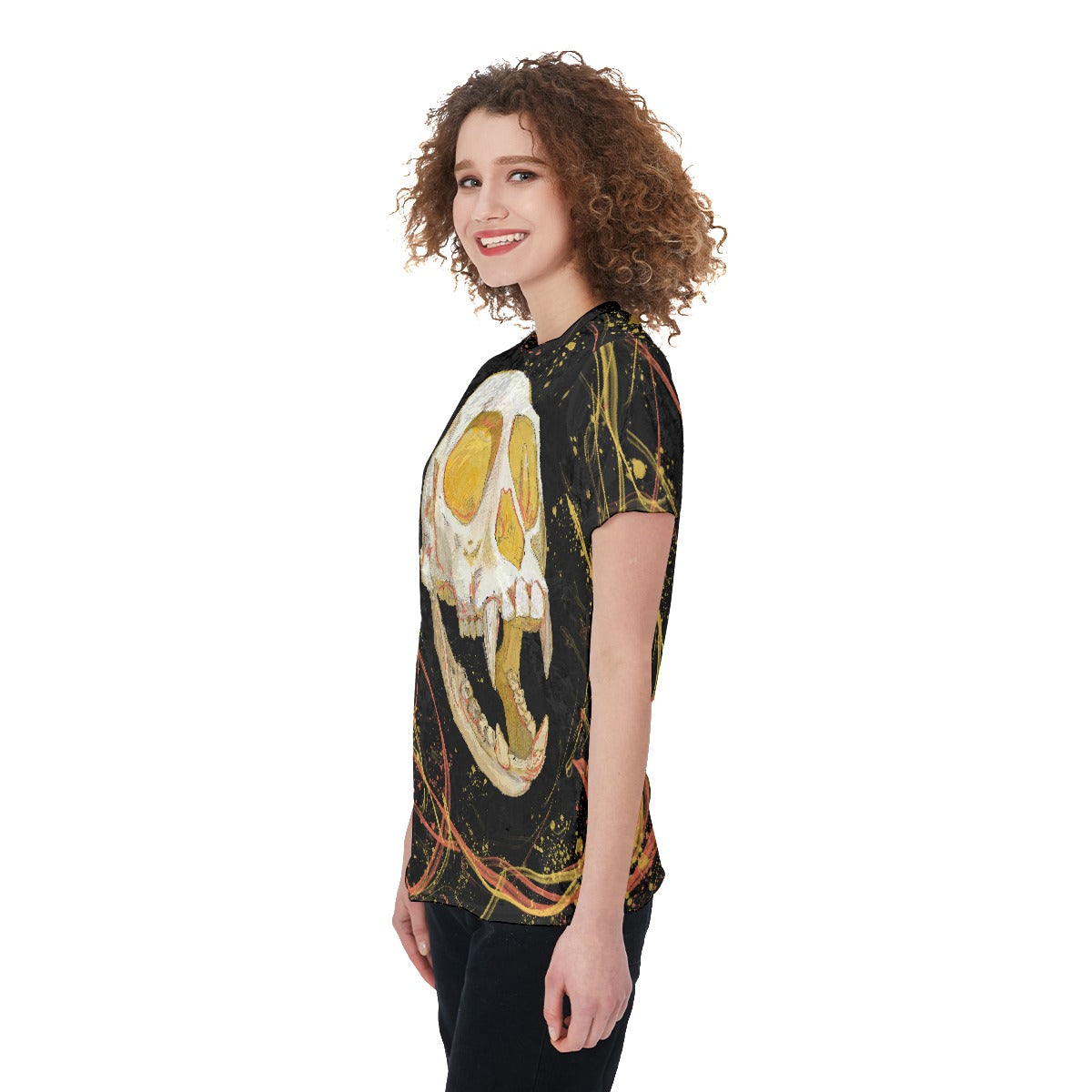 Monkey Skull Women's T-Shirt | Velvet