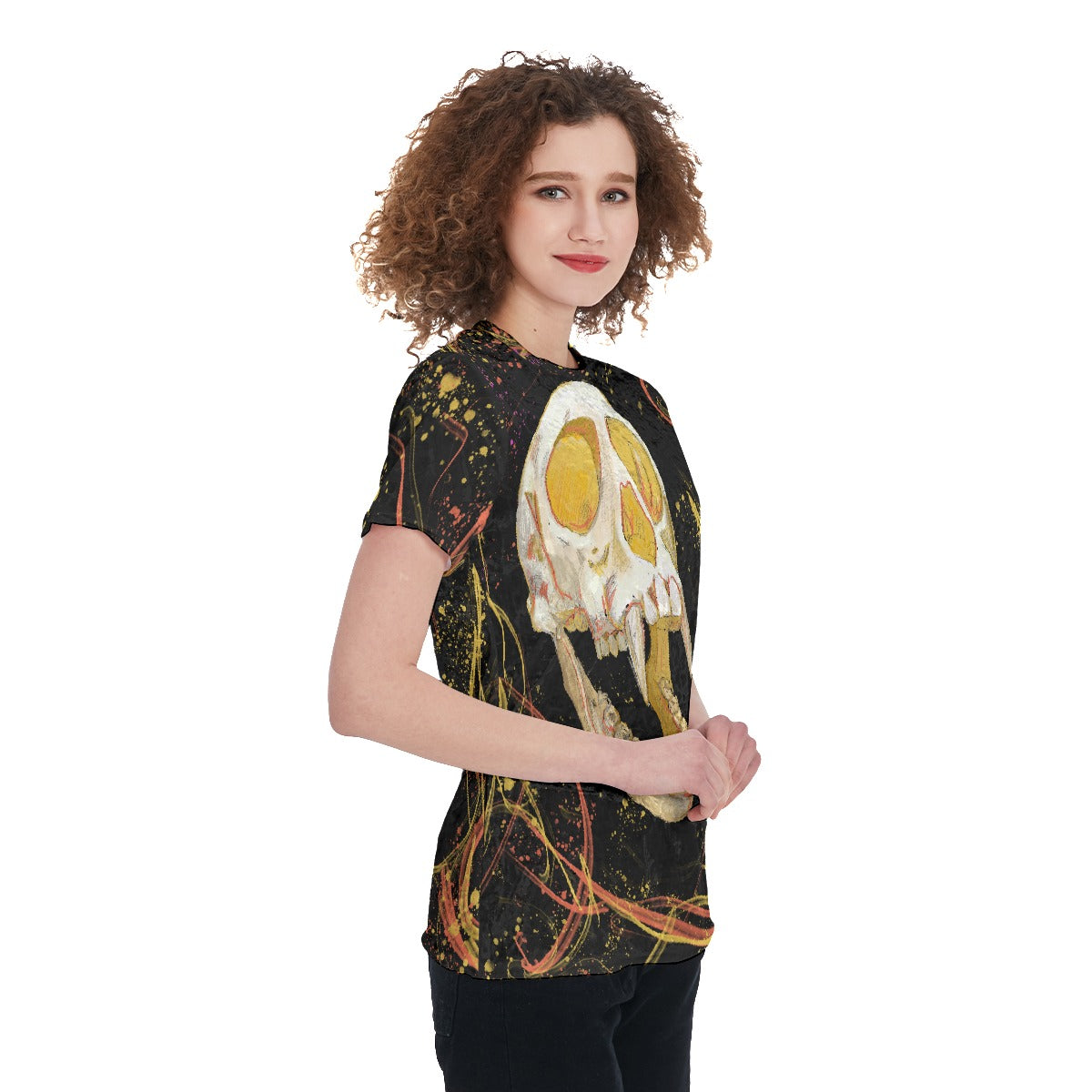 Monkey Skull Women's T-Shirt | Velvet