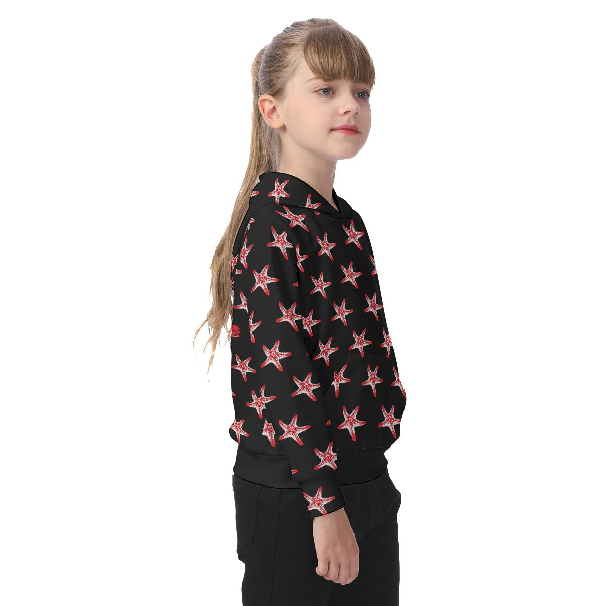 Starfish Pattern Kid's Hoodie