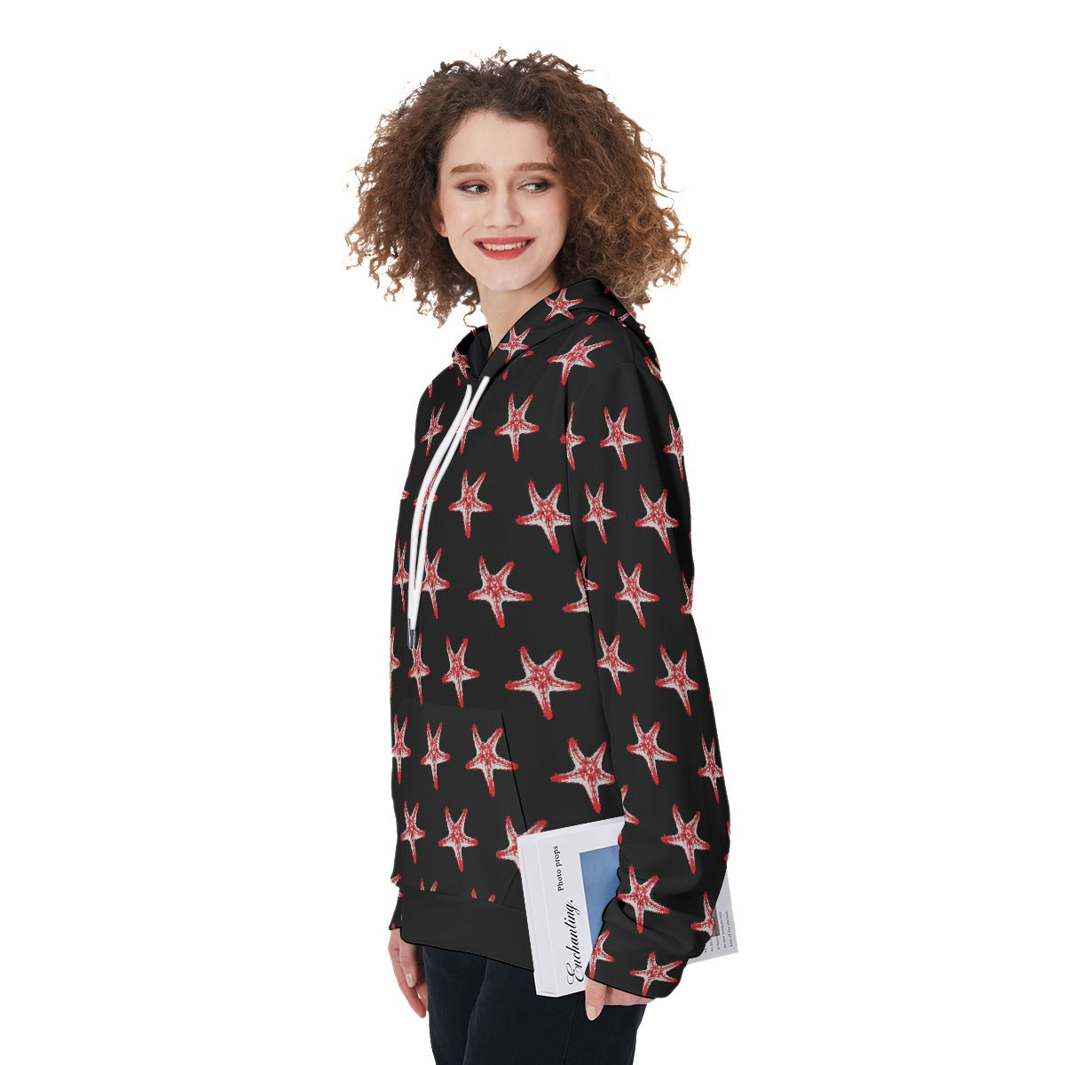 Starfish Pattern Women's Pullover Hoodie